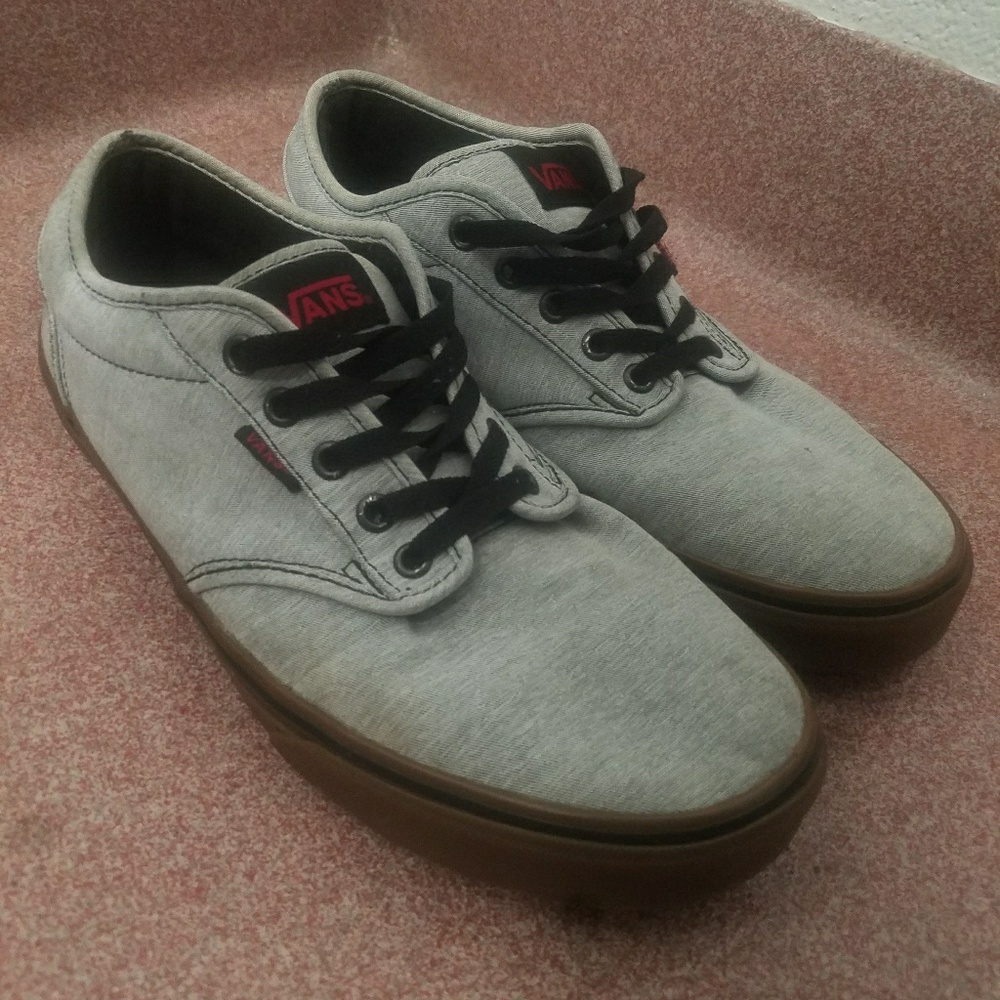 Gray old school vans
